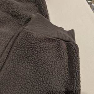 Fleece grey sweatpants